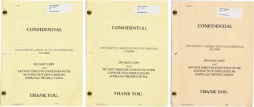 A James Gandolfini Group of Personally-Owned Scripts from "The Sopranos." | Heritage