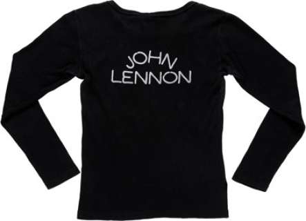 John Lennon Rock N’ Roll Album Promo Cotton Long-Sleeved Black T-Shirt (UK, circa mid-1970s)... | Heritage