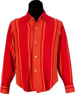 Buddy Holly Owned and Worn Red and Orange Shirt.... | Heritage