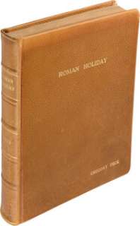 Personal book-bound script for Roman Holiday (Paramount, 1953). | Heritage