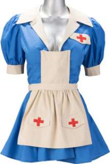 Gunilla Hutton "Nurse Goodbody" Blue Nurse Mini Dress from Hee Haw (Format Films/Playhouse P... | Heritage