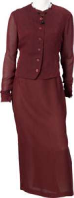 Courtney Cox "Monica Geller" Jacquard Evening Jacket, Cocktail Dress, Beaded Necklace, and Printed Costume Sketch from </...