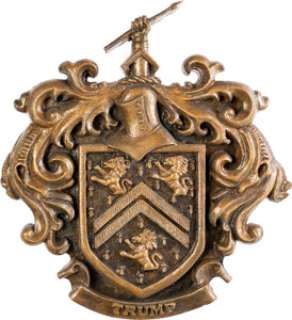 Trump Family Crest from Boardroom of The Apprentice (NBC TV, 2004-2017).... | Heritage