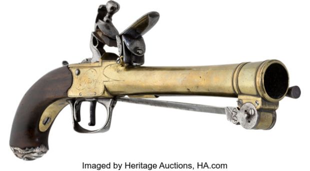 Reggie Lee "Tai Huang" Hero Flintlock Blunderbuss Pistol from Pirates of the Caribbean: At World’s End (Walt Disney, 2007). | Heritage