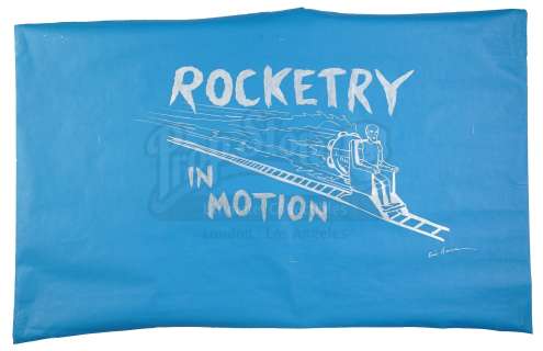 Mythbusters | Episode "Grand Finale" (2016, E246): Episode Blueprint Signed by Eric Haven - Rocketry In Motion | Propstore