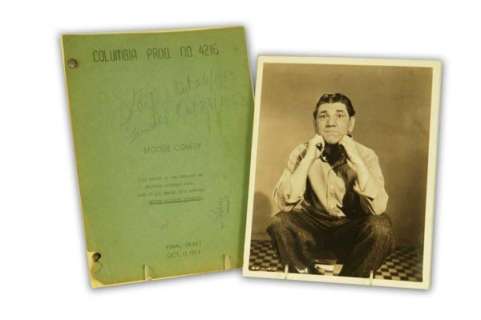 Three Stooges Script and Vintage Photograph | Guernseys