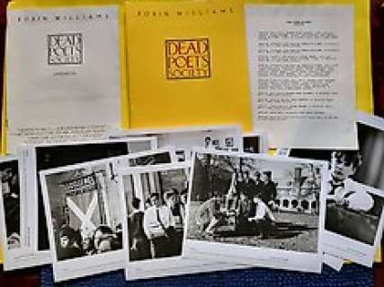 DEAD POETS SOCIETY - DEAD POETS SOCIETY - DEAD POETS SOCIETY " ROBIN WILLIAMS " - Press Kit