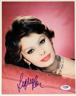 Italien Cinema Legend - Italien Cinema Legend - Sophia Loren - Autograph certified by PSA