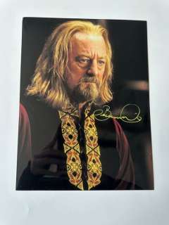 Lord of the Rings - Signed by Bernard Hill (RIP) | Catawiki