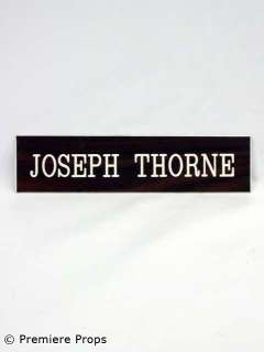 Lot 330 - Hellraiser: Inferno Joseph Thorne Office Placard Movie Props