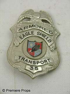Lot 301 - Armored Baines (Laurence Fishburne) Badge Movie Props