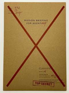 James Bond - Secret Dossier: Mission Briefing for Agent 007 | Catawiki