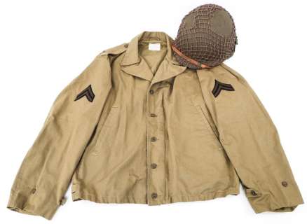 JAMES COBURN COMBAT TV COSTUME JACKET & HELMET | Centurion Auctions