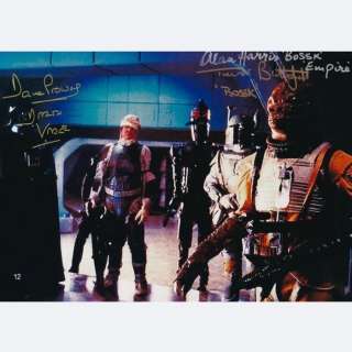 Star Wars Episode V: The Empire Strikes Back - Signed by Dave Prowse (+) (Darth Vader), Alan Harris (+) (Bossk) and Trevor Butterfield (Bossk) | Catawiki
