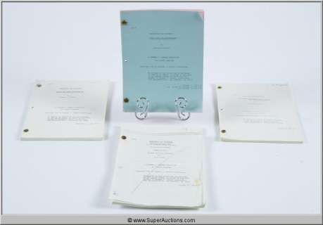 Hardcastle and McCormick Television Scripts | Super Auctions