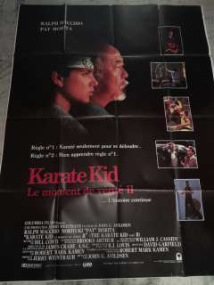 RALPH MACCHIO PAT MORITA - Lot of 2 - KARATE KID 2 & KARATE KID 3 - 160x120 cm
