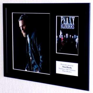Peaky Blinders - Tom Hardy (Alfie Solomons) Premium Framed, signed + Certificate of Authenticity