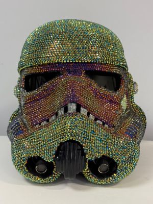 Star Wars - - Movie prop Stormtrooper helmet encrusted with Rhinestones/Swarovski crystals | Catawiki