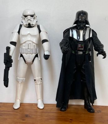 Jakks - Statue, Darth Vader e Stormtrooper - 80 cm - Resin | Catawiki