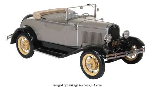 Ford Model A model miniature from an unknown Shirley Temple film....