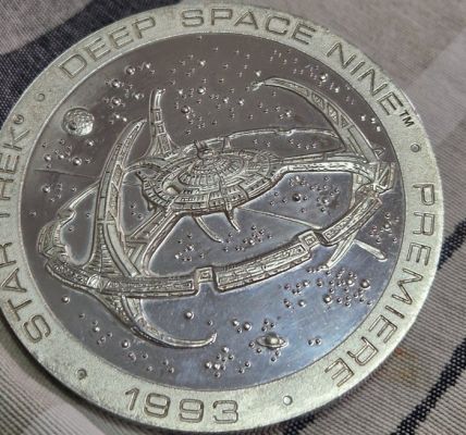 Star Trek: Deep Space Nine .925 Sterling Silver Anniversary Medal - The Franklin Mint | Catawiki