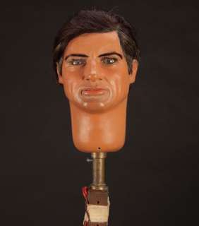 Lot 454 - Captain Grey puppet head used in the 1967 TV series, Captain Scarlet and the Mysterons