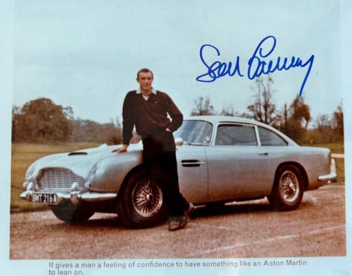 Sean Connery - Sean Connery with Aston Martin | Catawiki