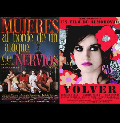 Pedro Almodovar - Lote 2 Carteles: Mujeres al Borde de un Ataque de Nervios & Volver | Catawiki