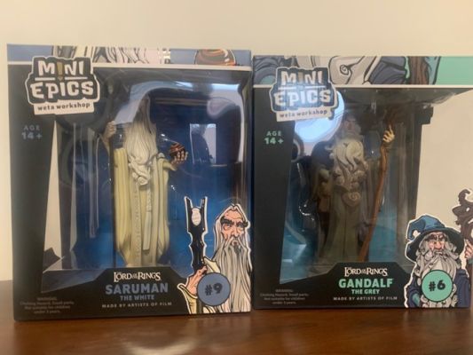 Weta Workshop - Mini Epics - 2 - Gandalf and Saruman Weta Workshops Mini epics figure