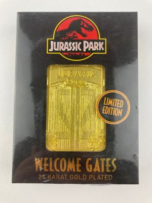 Jurassic Park - 24 Karat Gold plated ingot Replica - Fanattik | Catawiki