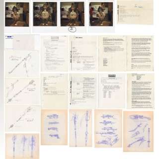 STAR WARS: EPISODE VI - RETURN OF THE JEDI (1983) - Lot 1334 - Collection of Jabba the Hutt-Related Production Paperwork