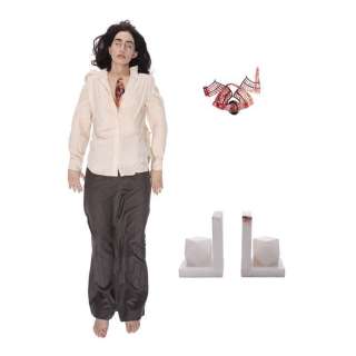 The Fall of the House of Usher | Dr. Alessandra Ruiz’s (Paola Nunez) Dead Body with Heart Device and Bloody Book Ends | Propstore