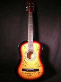 Lot 710 - Sound of Music Signed Acoustic Guitar