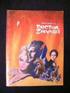 Lot 1006 - Dr. Zhivago Souvenir Program