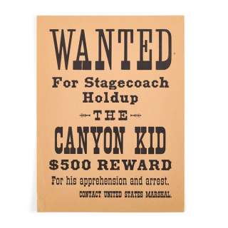 4 Wanted Posters from Gunsmoke | Studio Auctions