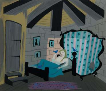 Rare Mary Blair Concept Painting For "Cinderella." | Van Eaton Galleries