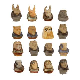 THE MUMMY (1999) - Lot #1508 : Set of Canopic Jar Production Lids