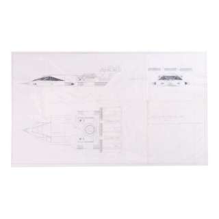 STAR WARS: A NEW HOPE (1977) - Lot #347 : Matted Hand-Drawn Harry Lange Landspeeder Design Artwork