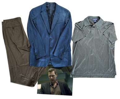 Actor Edward Burns Suit From the 2008 Horror Flick ’’One Missed Call’’ | Nate Sanders