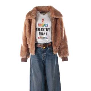 Lot #56 – Love Life Mallory Sasha Compère Screen Worn Coat Shirt Khaite Pants & Belt Ep 108