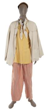 Lot 1212 - "THE BIRDCAGE" NATHAN LANE "ALBERT GOLDMAN" OUTFIT WITH ACCESSORIES (WITH DVD)
