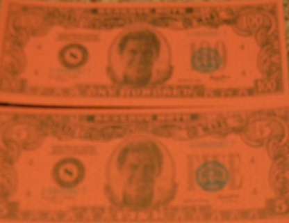 Total Recall Set of Two Prop Currency Bills | Piece of the Past