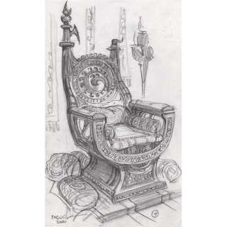 Collection of Production Set Design Sketches from Planet of the Apes (2001) | Blacksparrow