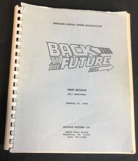 Back to the Future: The Ride (1990) - Manual | Hanlin Auction Service
