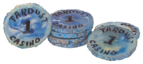 A Collection of "Flintstones" $1 Tardust Casino Chips. | Van Eaton Galleries
