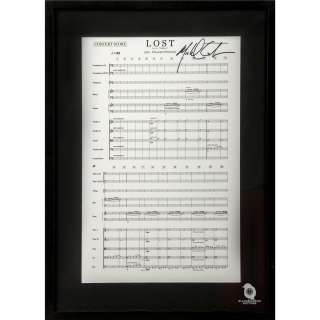 Lost | Michael Giacchino Signed LOST Sheet Music | Blacksparrow