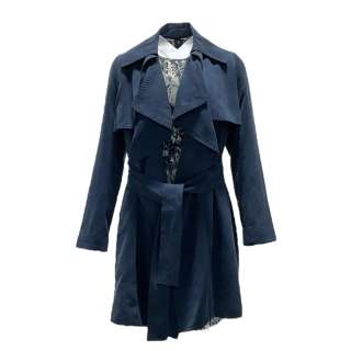 Lot #52 – Hustlers Elizabeth Julia Stiles Screen Worn Coat Dress Set & Earrings Ch 3 Sc 141