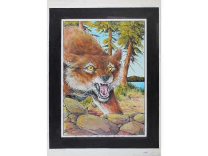 Puma Blues #15 Original Cover Art (1989) | Weiss Auctions