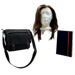 Lot #69 – Shining Girls Kirby Elisabeth Moss Screen Used Wig, Bag & Journal