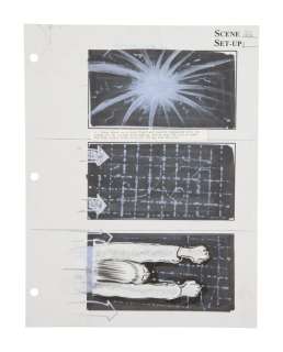 Lot 556 - The Big Lebowski | One Page, Scene 22 / Set-Up 1 | "Dream Sequence Scene" Original Storyboard